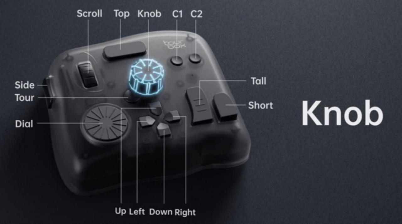 TourBox Elite Controller – Now with Bluetooth and Haptic Feedback
