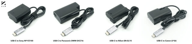 ZILR USB-C dummy battery range.