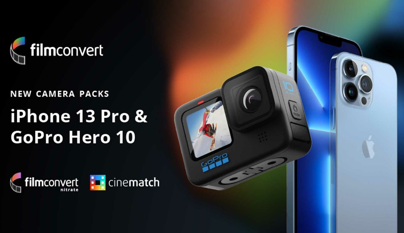 Nuevos paquetes de cámara FilmConvert para el iPhone 13 Pro y la GoPro HERO10