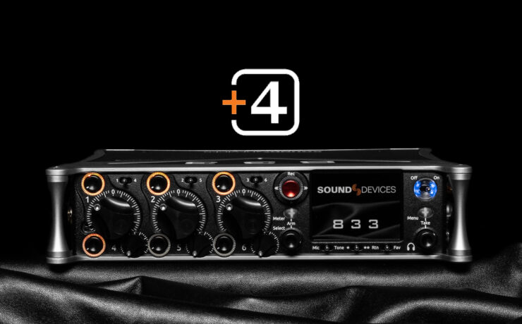 Sound Devices +4 Plugin for 833 Mixer-Recorder Released