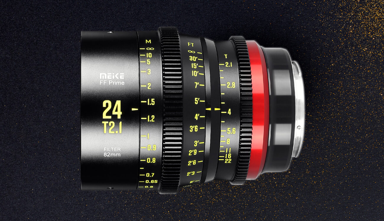 Meike 24mm T2.1 Released – "Basic Set" 24mm / 35mm / 50mm / 85mm now completed