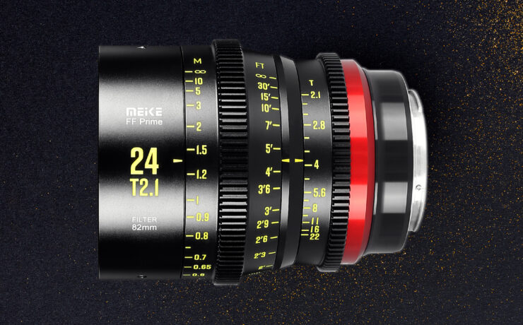 Meike 24mm T2.1 Released – "Basic Set" 24mm / 35mm / 50mm / 85mm now completed