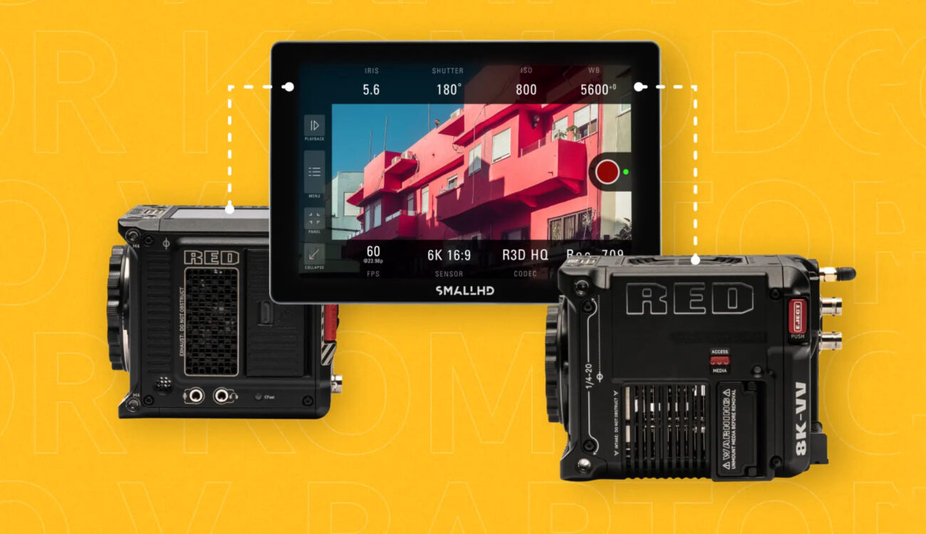 SmallHD añade RED V-RAPTOR a su software de control de cámara