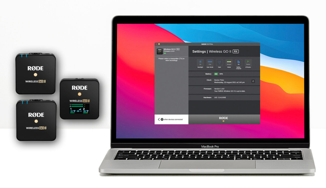 RØDE Wireless Go II Updates – RØDE Central V1.3