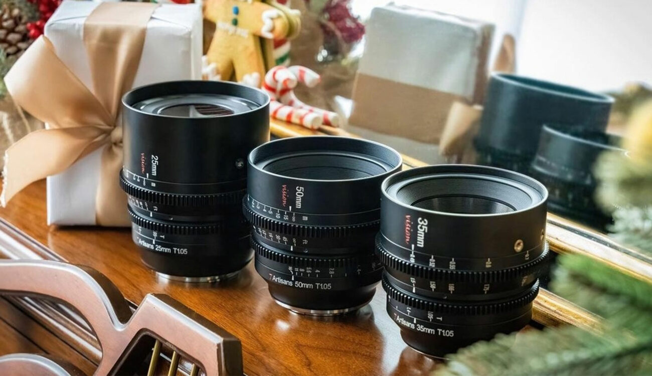 7artisans Vision 25, 35, 50mm T1.05 - New APS-C Cinema Lenses