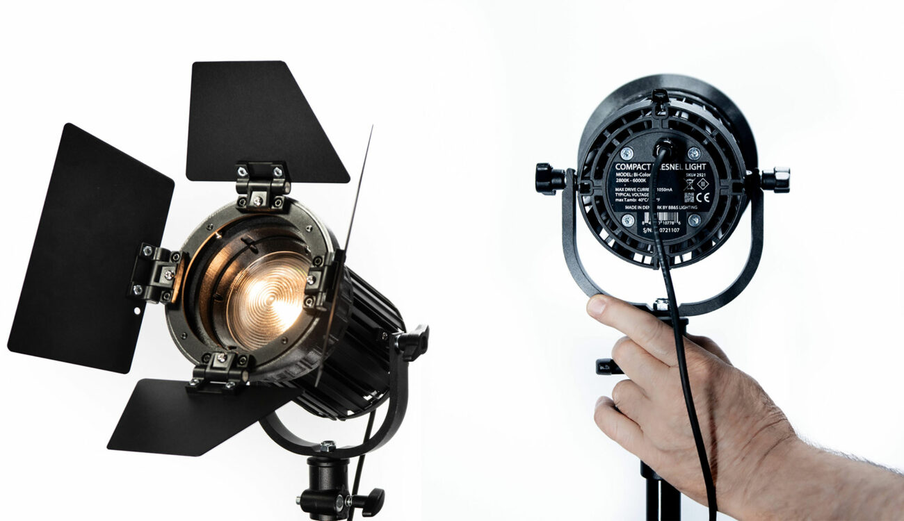 BB&S Compact Bicolor Fresnel Light - The Smallest LED Fresnel