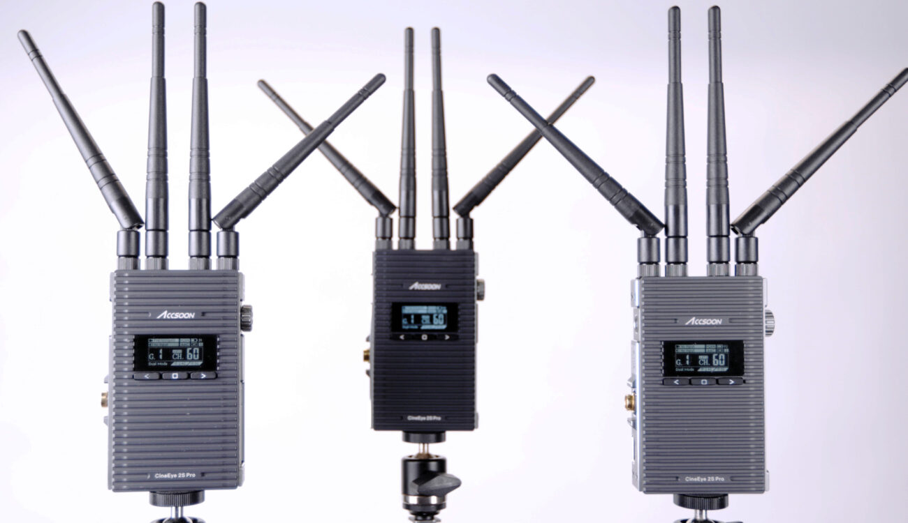 Lanzan el paquete Accsoon CineEye 2S Pro - Un transmisor y dos receptores
