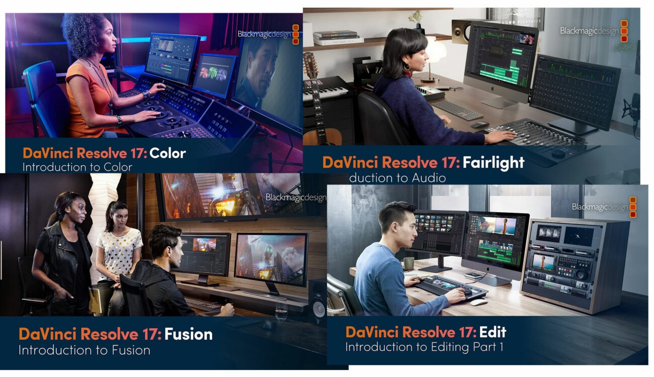 Blackmagic Design Releases Free DaVinci Resolve 17 Training Videos