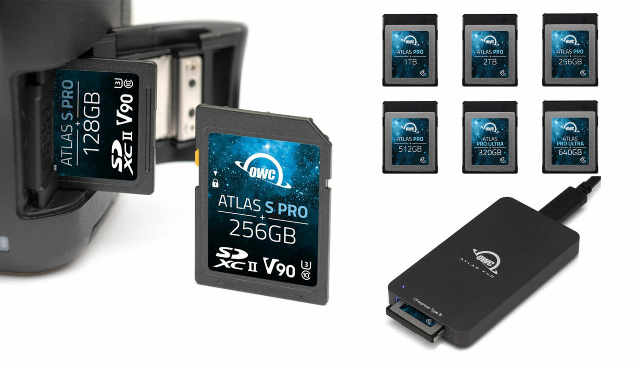 OWC Atlas Lineup of SD and CFexpress Type B Memory Cards Announced