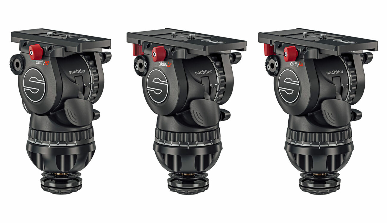 Sachtler aktiv10T, aktiv12T and aktiv14T 100mm Tripod Heads Released