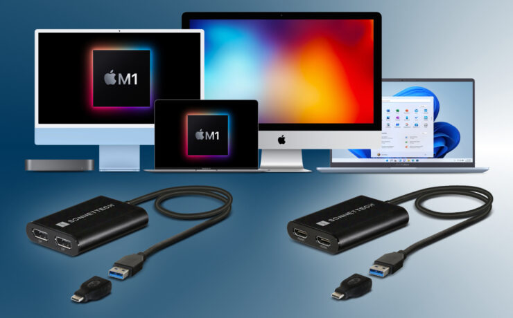 Sonnet DisplayLink Adapters – Two External 4K 60Hz Displays on Apple M1 Macs