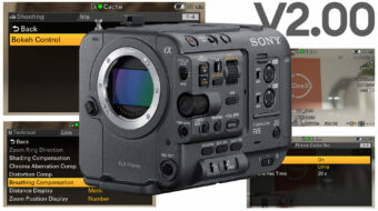 Sony FX6 Firmware V2 - Touch Tracking AF, Bokeh Control Mode, Breathing Compensation and More