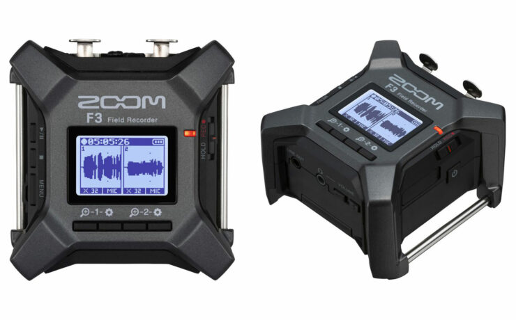 Zoom F3 Portable 2-Channel 32-Bit Float Audio Field Recorder Announced