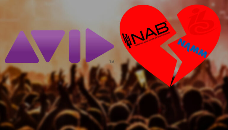 AvidがNAB、IBC、NAMM 2022などのトレードショーを休止