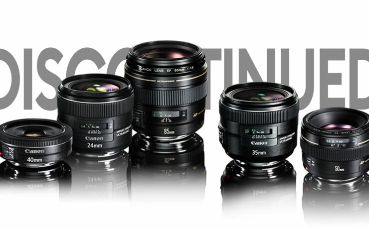 Canon descontinuó la mayoría de los lentes EF Prime