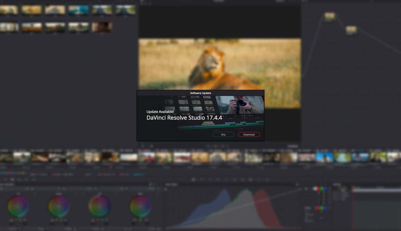 DaVinci Resolve 17.4.4 Released - Adds Support for Blackmagic RAW 2.3 and More