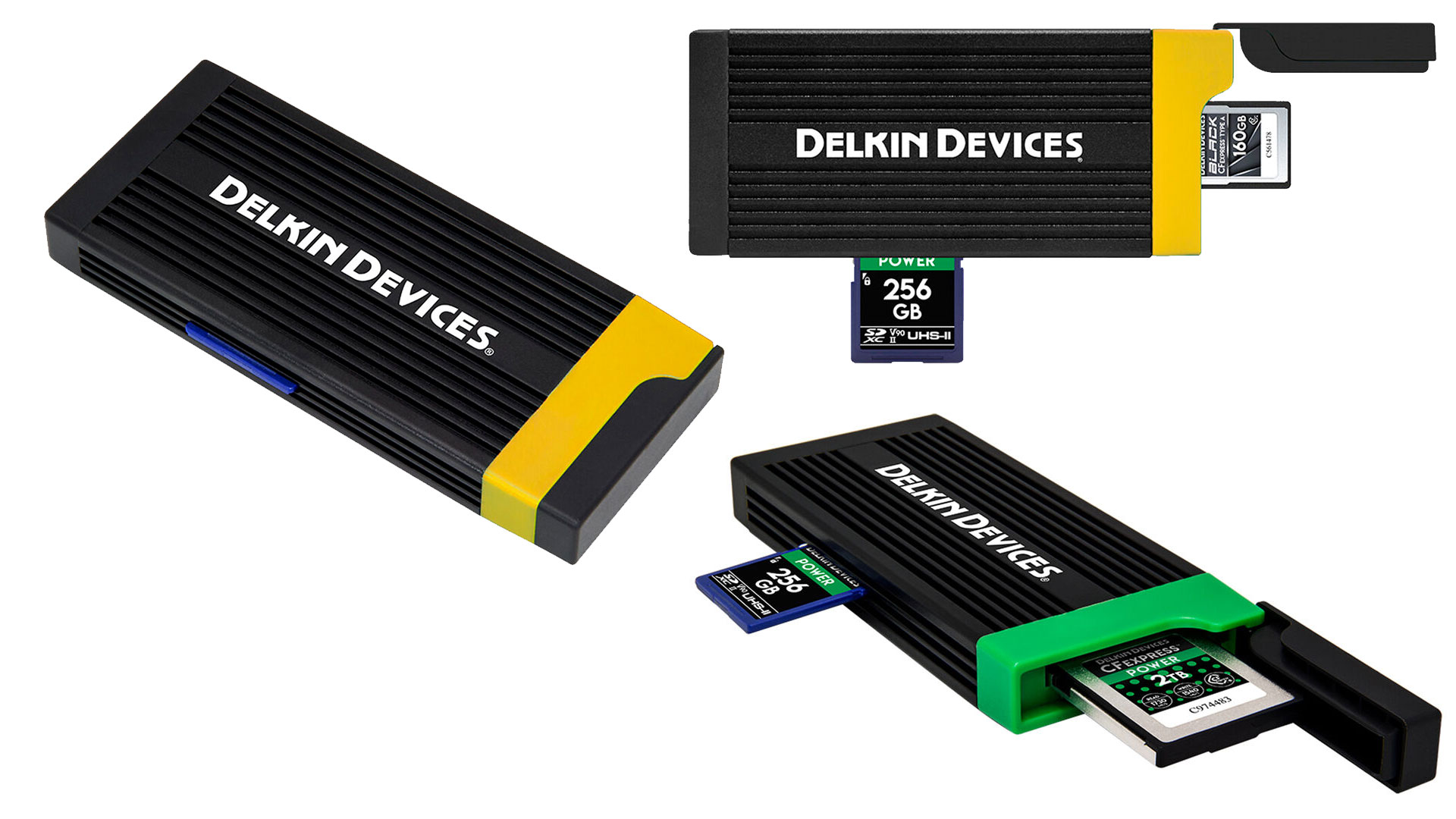 Delkin USB CFexpress Type B Card SD UHS-II メモリーカードリーダー