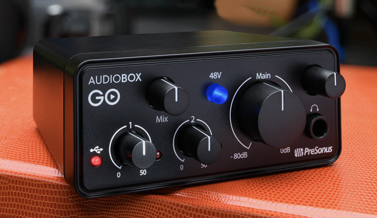 PreSonus AudioBox GO Introduced - Ultra-Affordable Compact Audio Interface