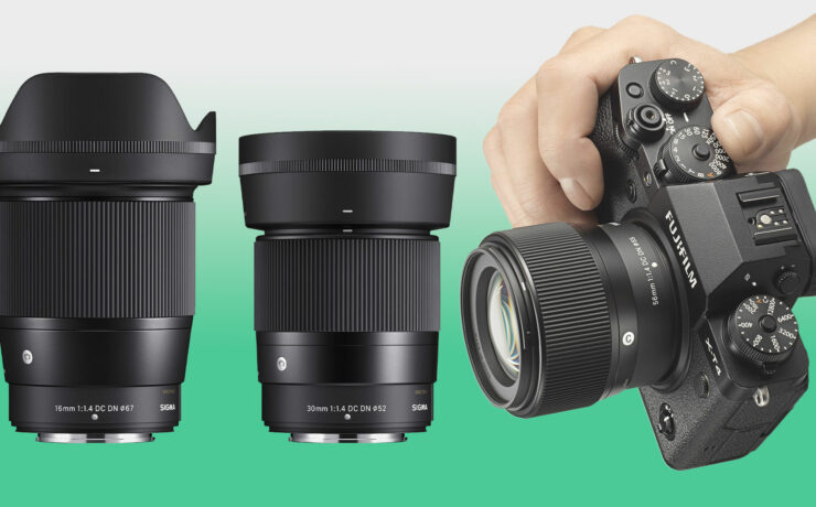 SIGMA X-Mount Prime Lenses for FUJIFILM Announced - 16mm, 30mm, and 56mm f/1.4