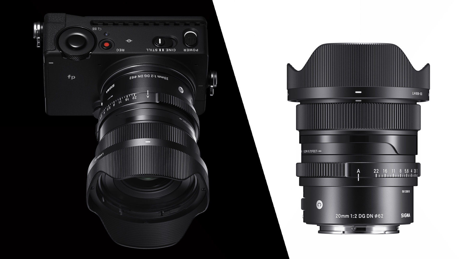 絶妙なデザイン DN専用 カメラ 65mm LH656-01 SIGMA レンズ HOOD 保護 フード DG F2