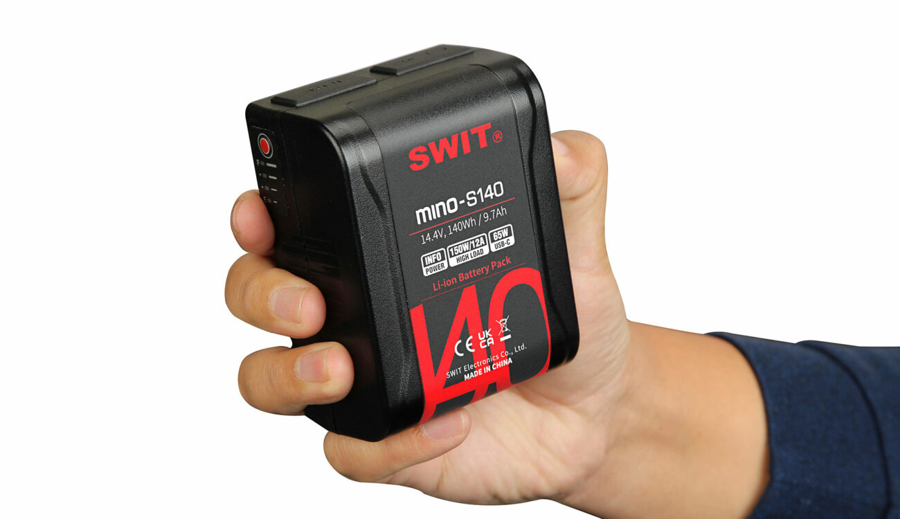 SWIT MINO S140 V-Mount Battery Released - Most Compact 140Wh Battery Available