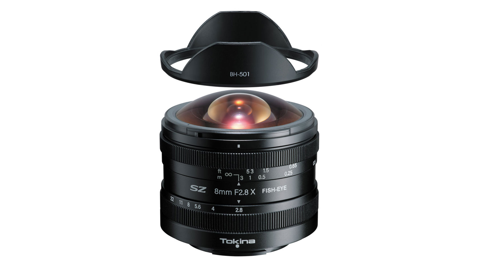 トキナーがAPS-Cカメラ用フィッシュアイレンズ「SZ 8mm F2.8」を発表