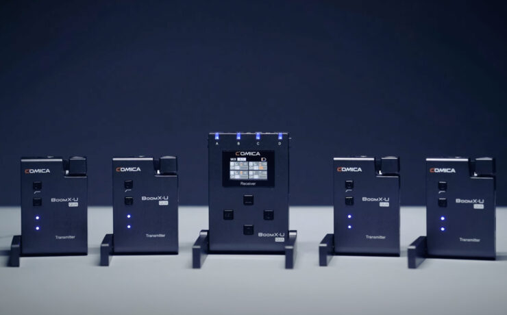 COMICAがBoomX-U QUA 4グループUHFワイヤレスマイクロフォンシステムを発表