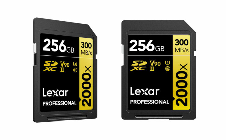LexarがProfessional 2000x UHS-II SDXCカードに256GBを追加