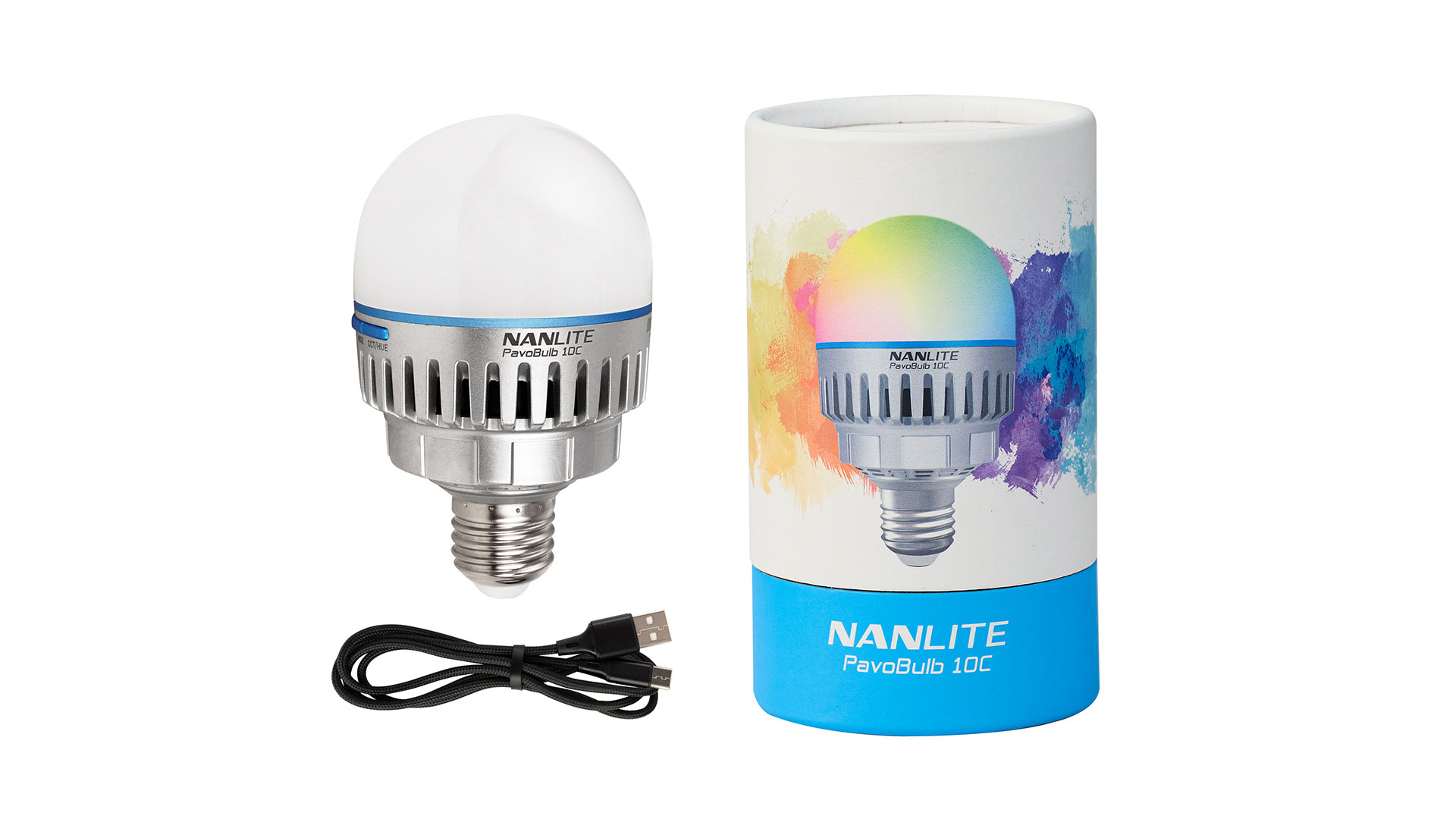 Nanlite Pavobulb 10c Nanguang Led Photography Fill Light Bulb Rgb
