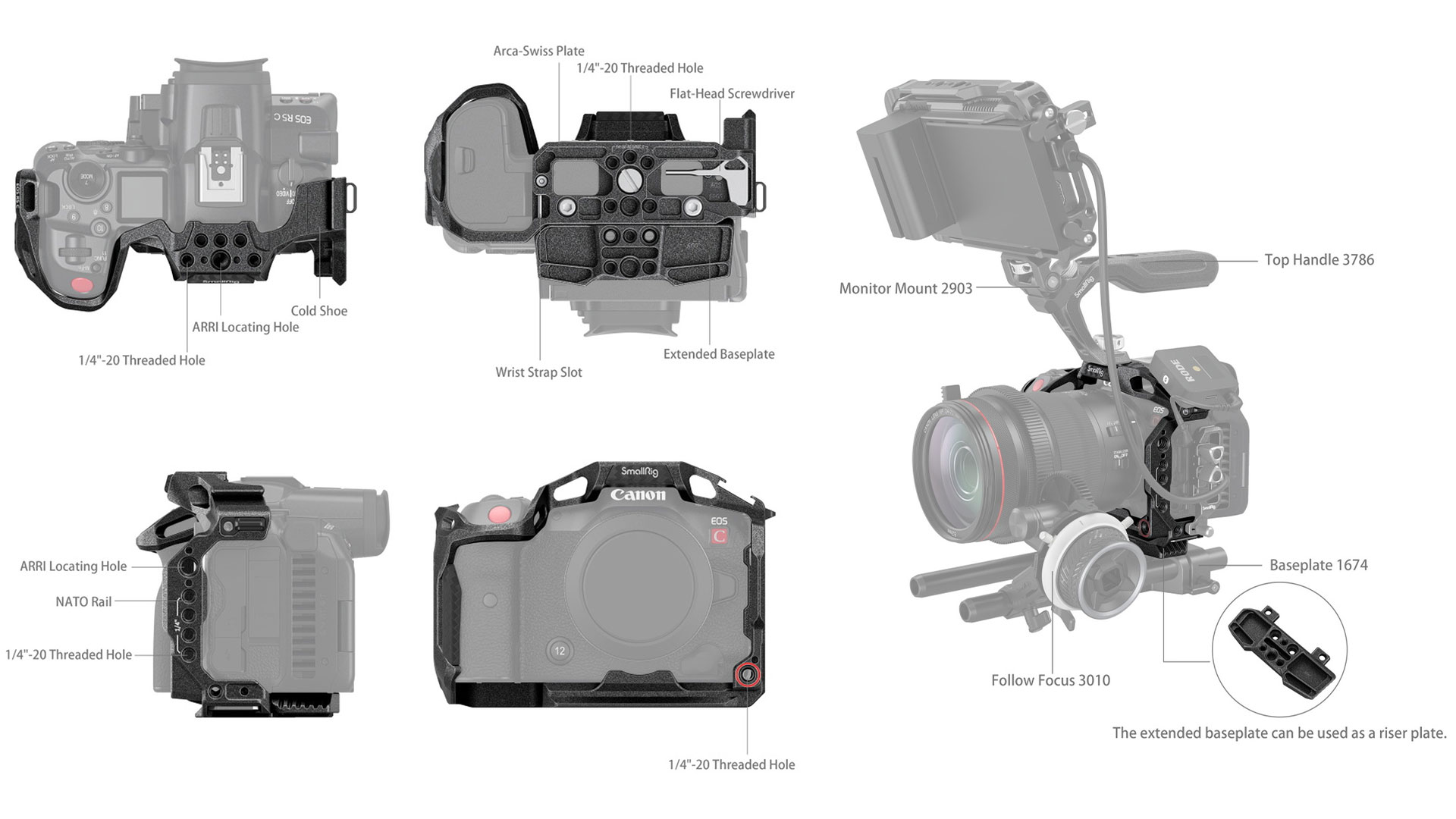 SmallRigがキヤノンEOS R5 C用カメラケージを発表 | CineD