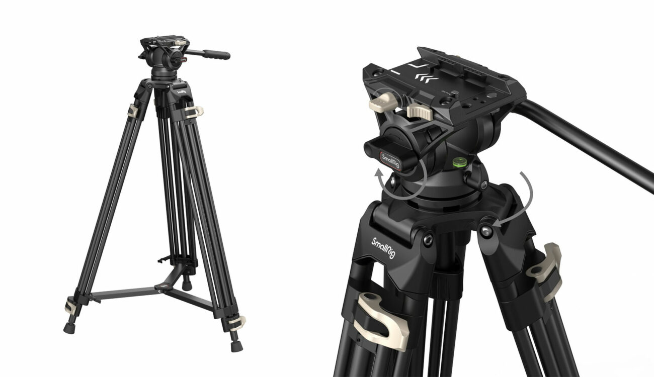 SmallRig AD-01 Heavy-Duty Fluid Head Tripod Announced