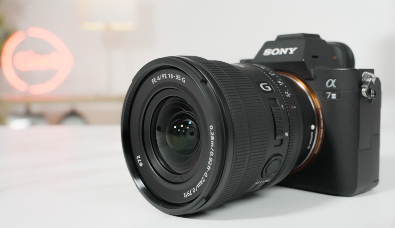 Sony FE PZ 16-35 f/4 G Zoom Lens Announced –  with Electronic Zoom Controls