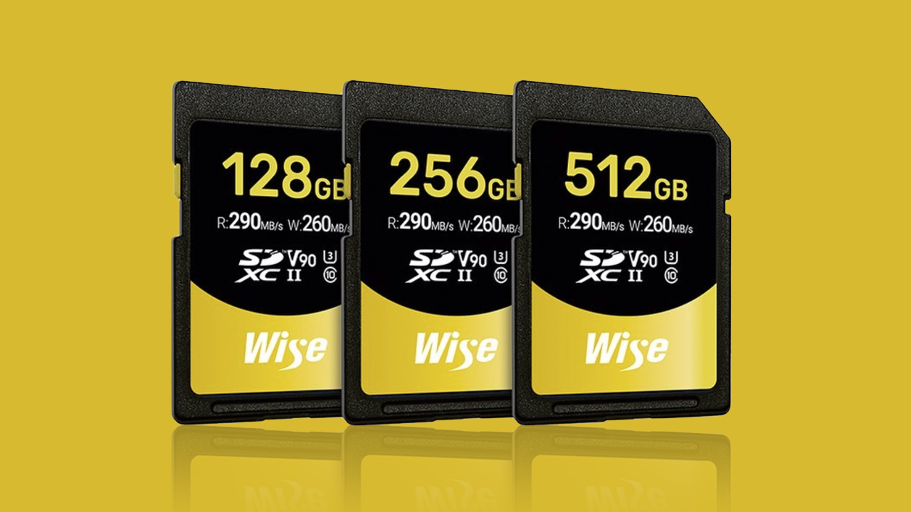 Wise Advancedが128/256/512GB SDカードを発売