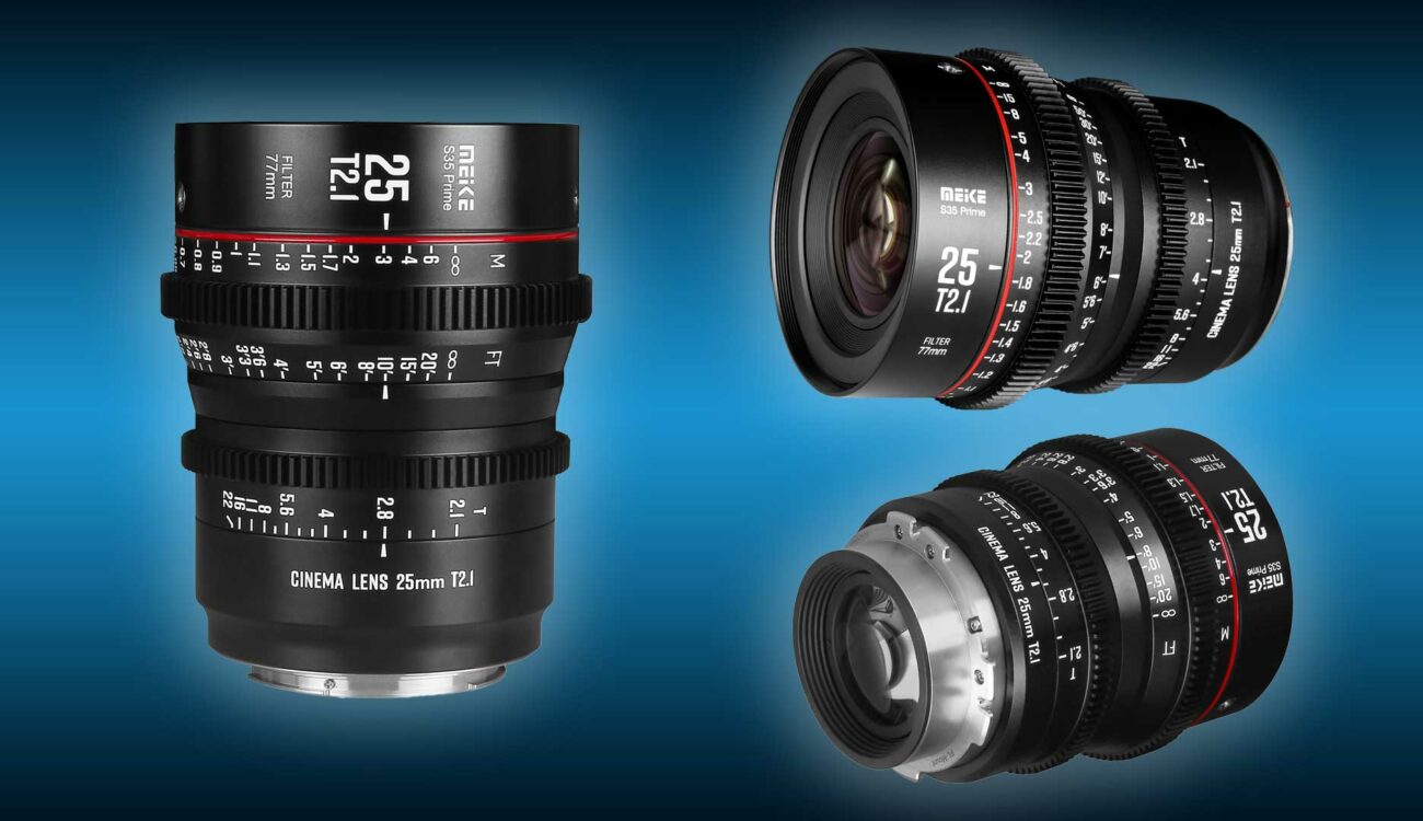 MeikeがS35 25mm T2.1 Cine Lensを発表