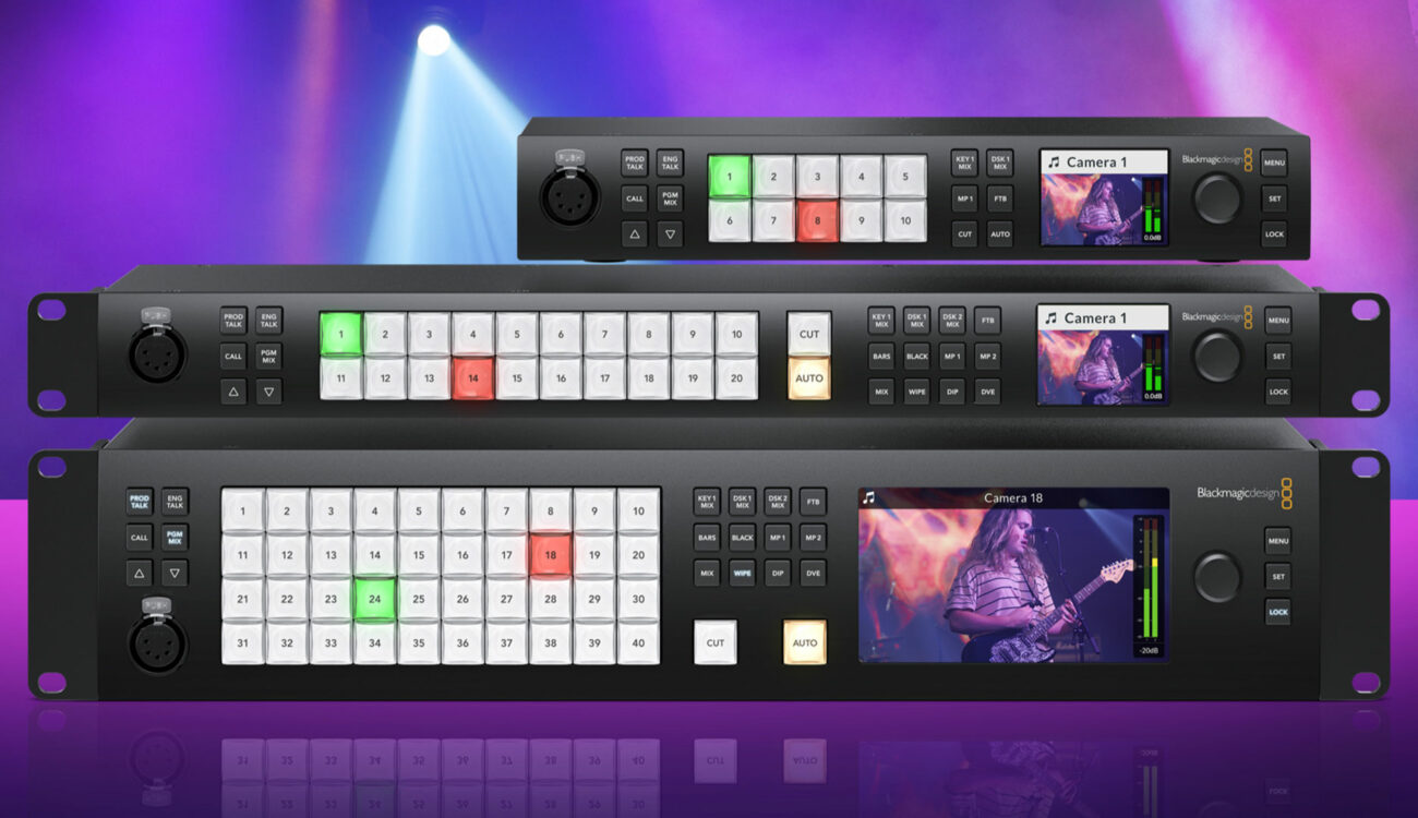 Blackmagic Design ATEM Constellation HD - Live SDI Switchers Announced