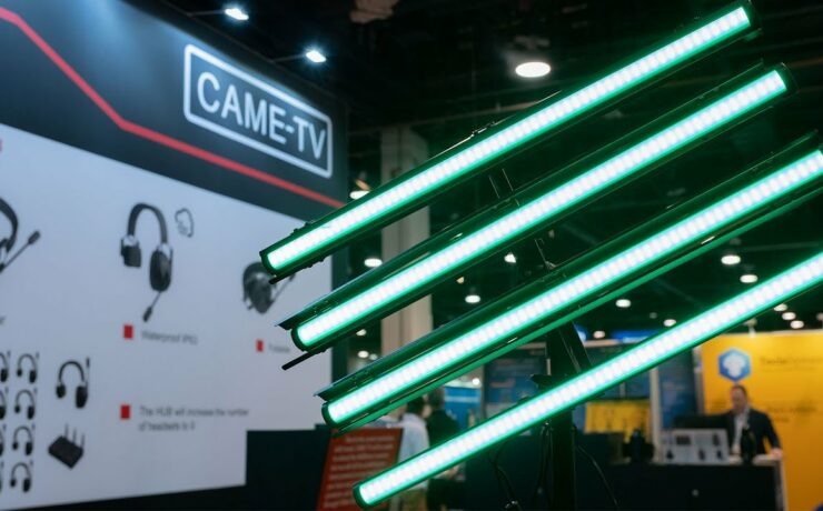 CAME-TV Andromeda MK II Announced – RGB Tube Lights With Barn Doors