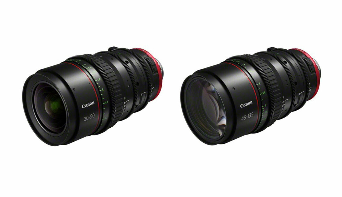 Canon CN-E20-50mm and CN-E45-135mm T2.4 L F/FP Full-Frame Cine Zoom Lenses Introduced