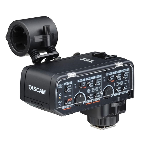 TASCAM audio module for FUJIFILM