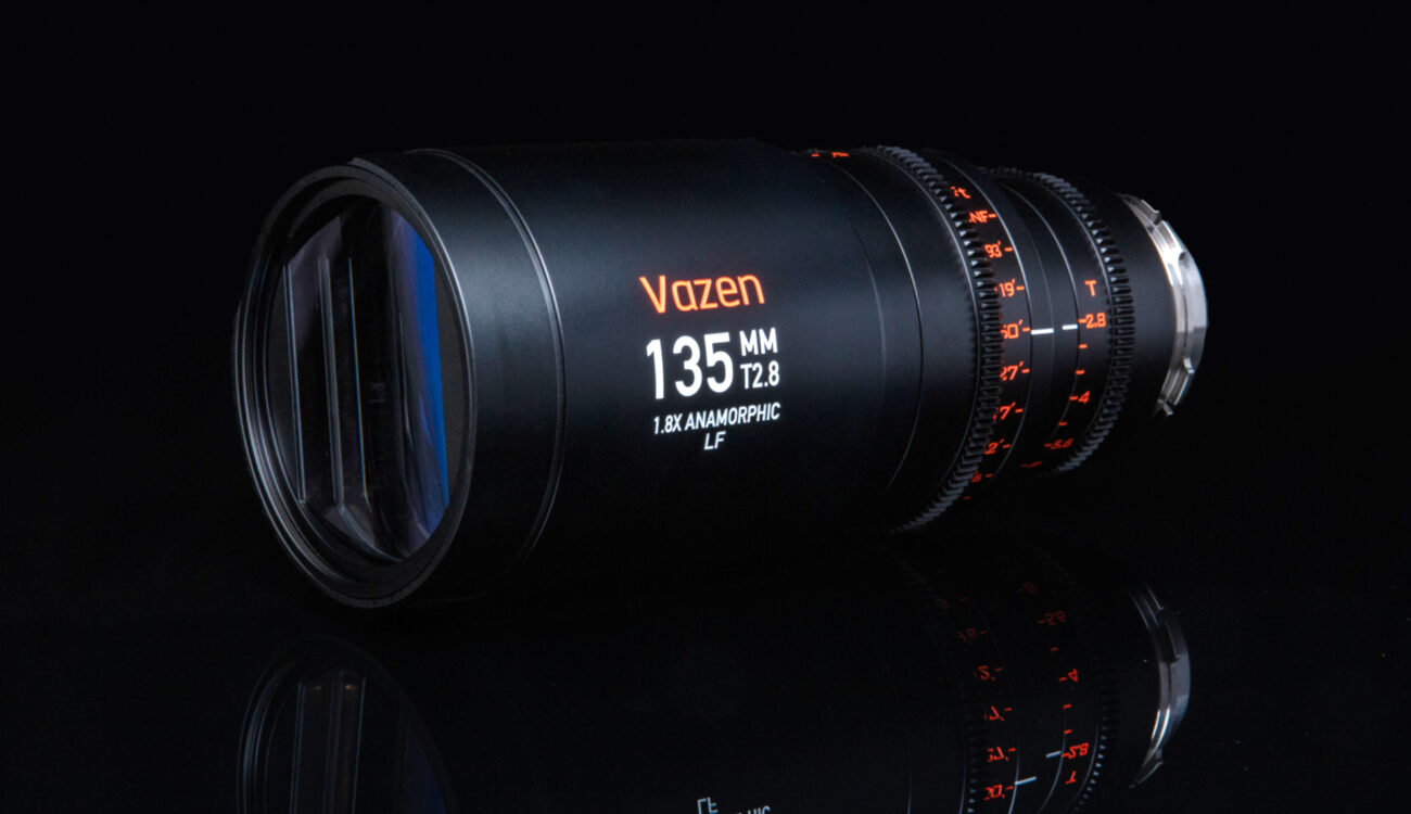 Vazen 135mm T2.8 1.8x Full-Frame Anamorphic Lens Introduced – 1.8x FF Set Now Complete