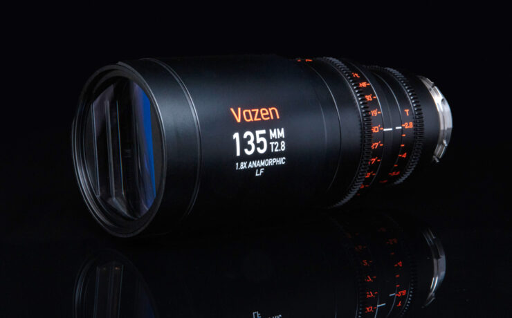 Vazen 135mm T2.8 1.8x Full-Frame Anamorphic Lens Introduced – 1.8x FF Set Now Complete