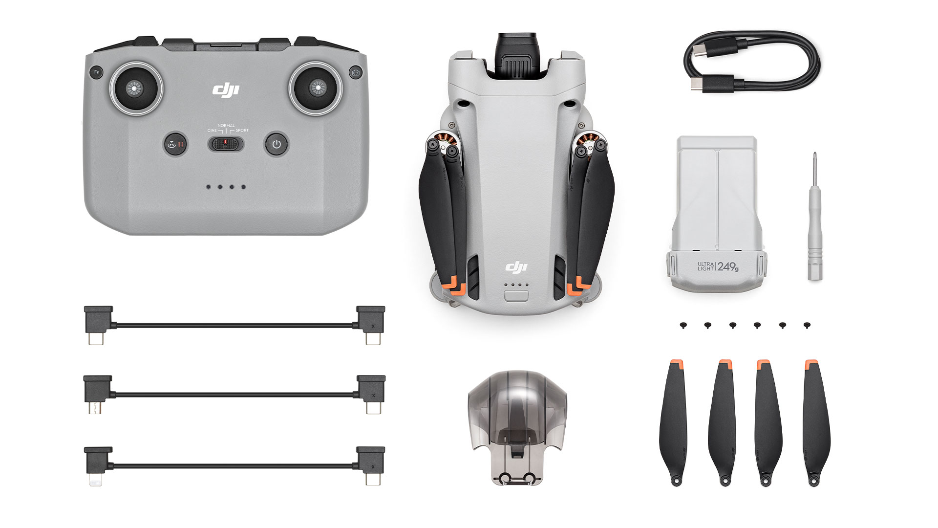 DJI Mini 3 Pro - 48メガピクセル、回転式カメラ、4K60pと障害物