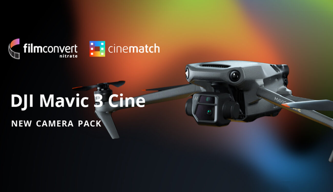 FilmConvert Nitrate and CineMatch Packs for DJI Mavic 3 Cine Released