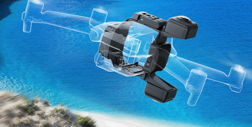 Lanzan la Insta360 Sphere - Su cinturón de cámara para el DJI Air 2/2S crea tomas de "dron invisible"