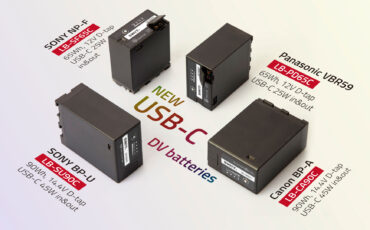 Presentan las baterías SWIT USB-C de la serie DV