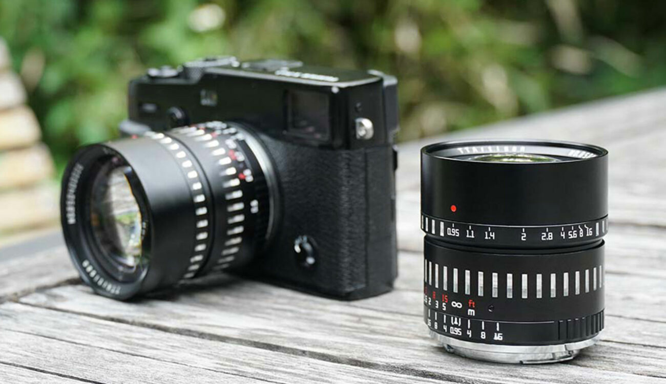 TTArtisan 50mm F/0.95 for FUJIFILM X and Sony E-Mount APS-C Cameras Released