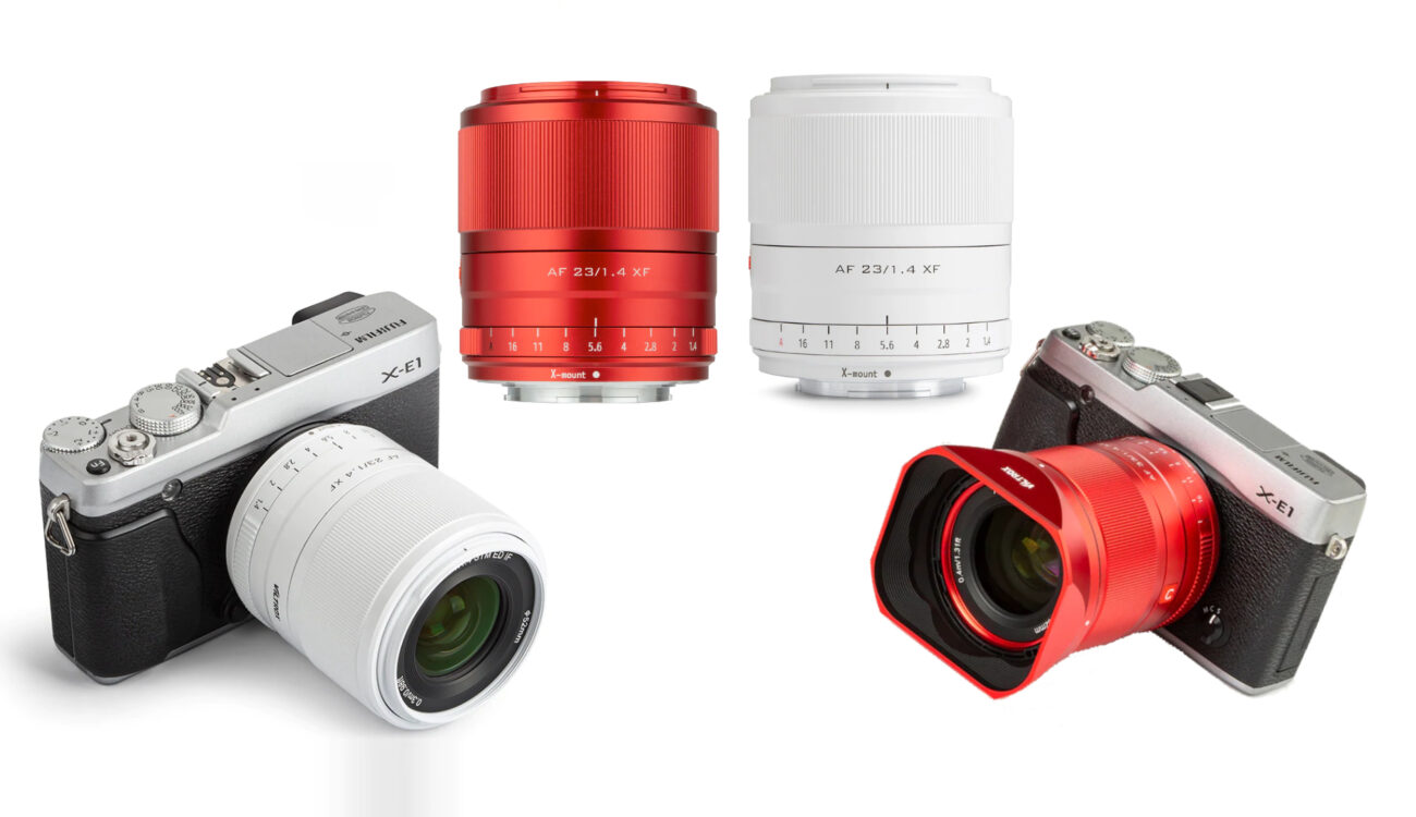 Viltrox Limited Edition White or Red Prime Lenses for FUJI X-Mount Announced