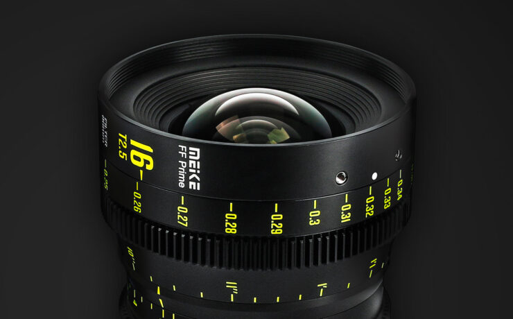 Meike 16mm T2.5 Full-Frame Cine Lens Released
