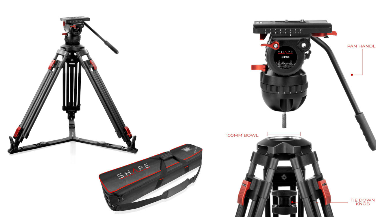 SHAPE introduces a new line of Pro Video Tripods