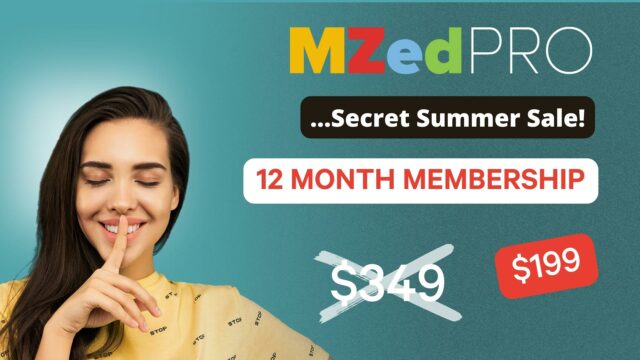 MZed Pro Summer Sale