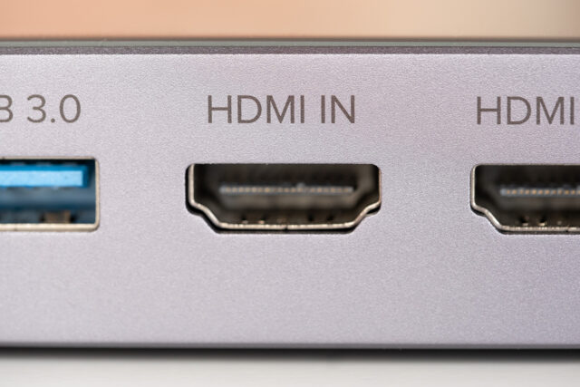 HDMI In port on the ZILR Lumin Streaming Hub